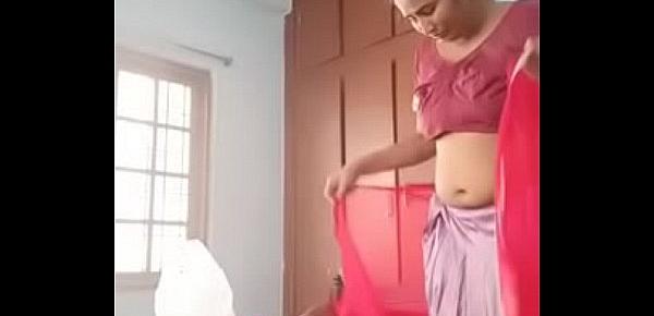  Swathi naidu latest videos while shooting dress change part -7